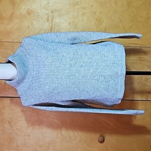 French Connection Sweater Cowl Neck Cozy Gray Medium